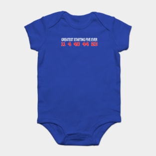 Greatest 5 Ever - Bad Boys Detroit Pistons Baby Bodysuit